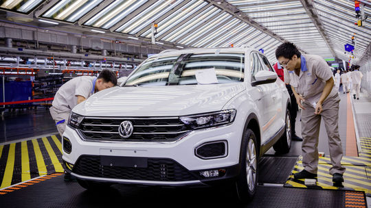 Volkswagen Group Chinas mega-factory in Foshan...