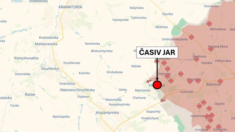 Časiv Jar, situácia k 29. januáru 2025