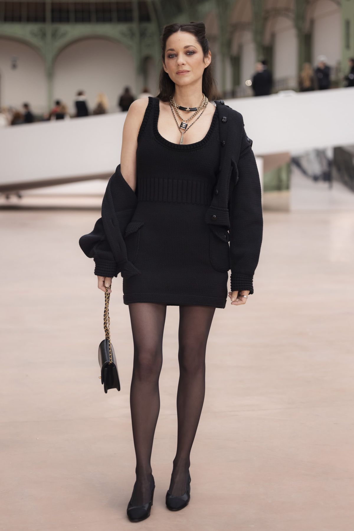Herečka Marion Cotillard na prehliadke Chanel...