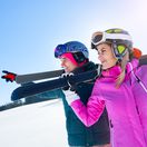 lyžovanie, lyžovačka, lyže, svah, zima, dovolenka