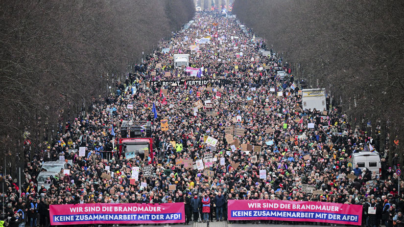 Nemecko Berlín protest