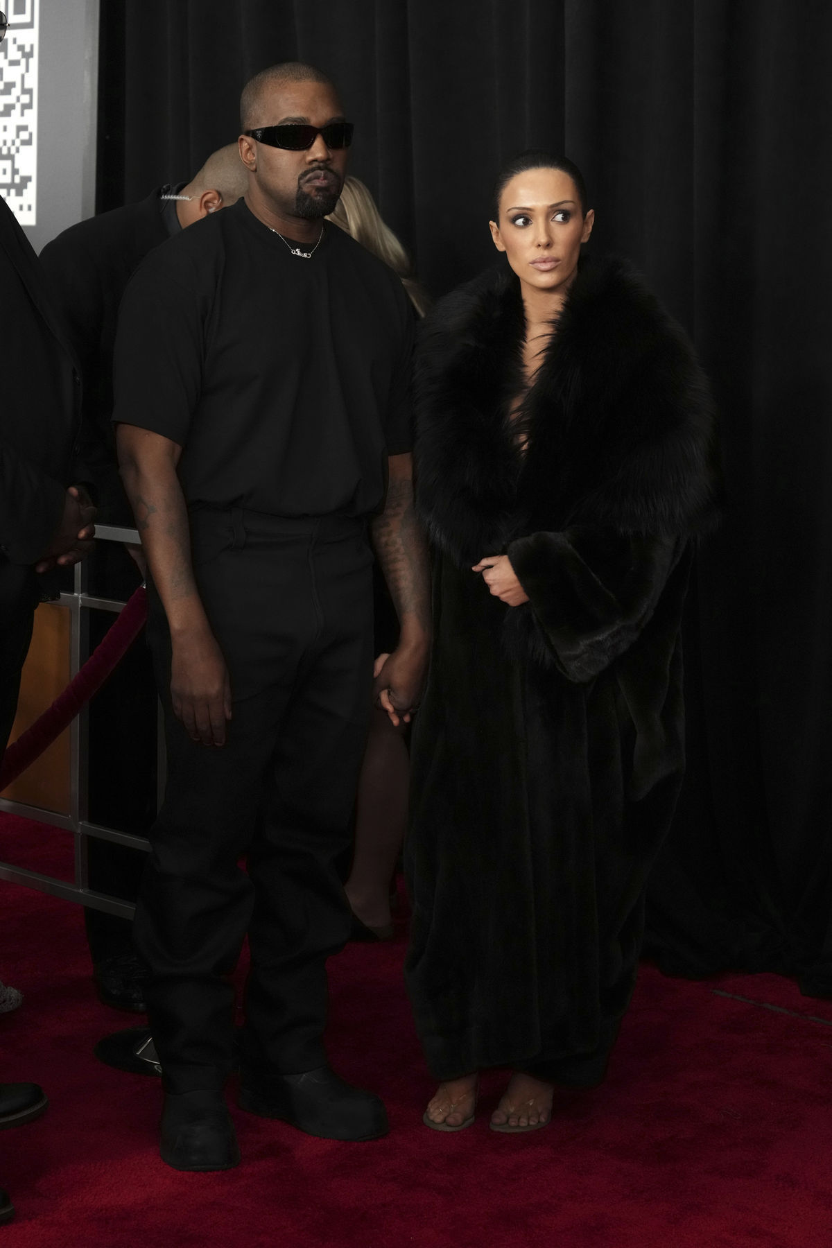 Raper Kanye West a jeho manželka Bianca Censori.