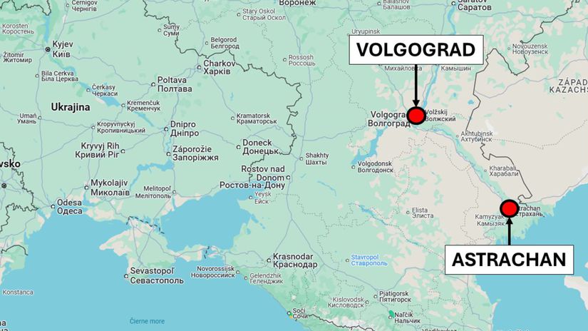Volgograd a Astrachan