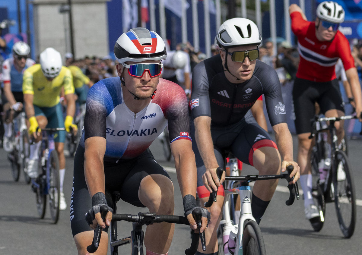 Lukáš Kubiš v drese Slovenska na OH v Paríži 2024.