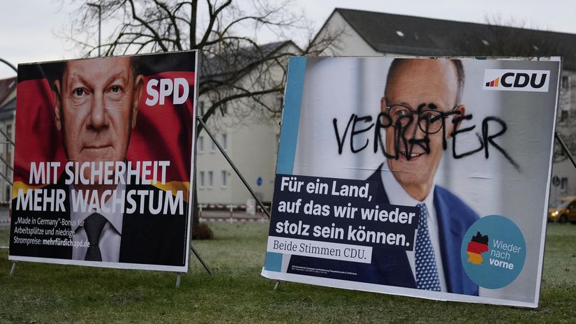 Olaf Scholz, Friedrich Merz, nemecké voľby,...
