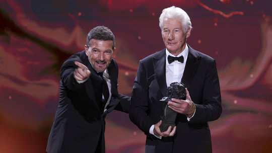 Richard Gere a Antonio Banderas na podujatí...