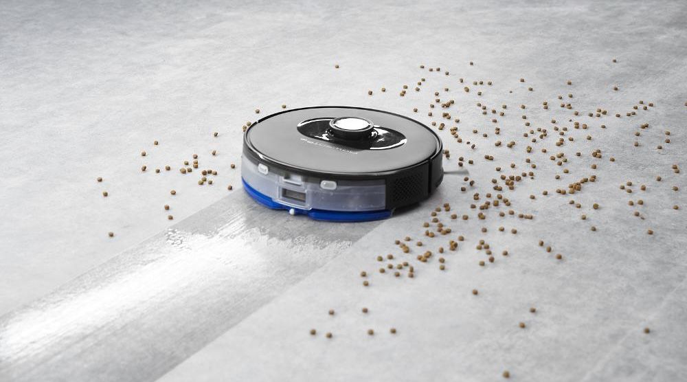 Robotický vysávač s mopom Rowenta.