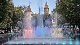 Košice, spievajúca fontána, mReportér