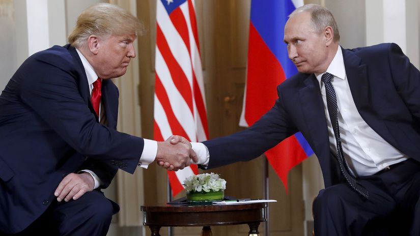 Donald Trump a Vladimir Putin na začiatku...
