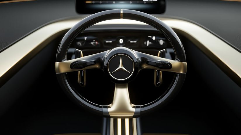 Mercedes - volant