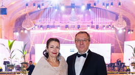 Riaditeľ Slovenskej filharmónie Marián Turner s manželkou. 
