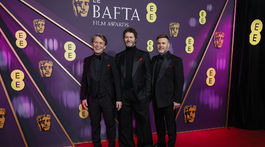 Zľava: Mark Owen, Howard Donald a Gary Barlow z formácie Take That. 