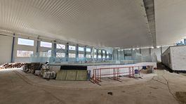 Interier zimneho stadiona v Roznave pocas rekonstrukcie