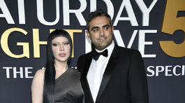 Speváčka Lady Gaga a jej snúbenec Michael Polansky.