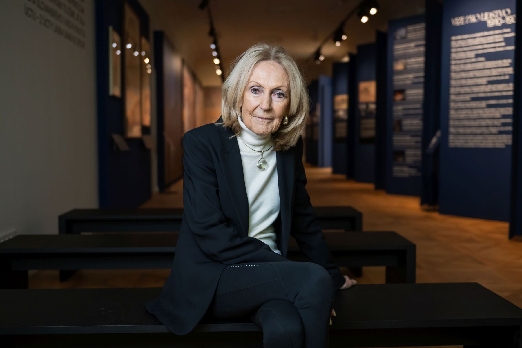 Architektka Eva Jiřičná v novom Mucha Museu v...