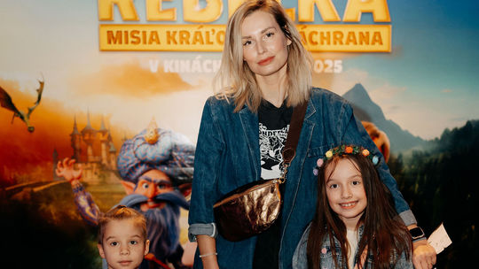 Moderátorka Diana Hágerová s dcérou Izabelou a...