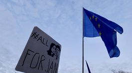 protivládny protest v Bratislave, Kuciak, Sedem rokov, zhromaždenie, transparenty