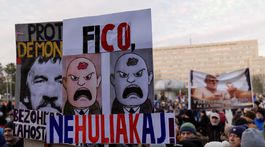 protivládny protest v Bratislave