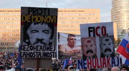 protivládny protest v Bratislave