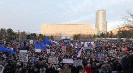 protivládny protest v Bratislave