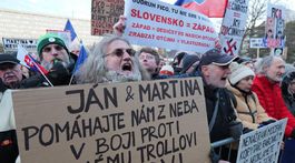 protivládny protest v Bratislave