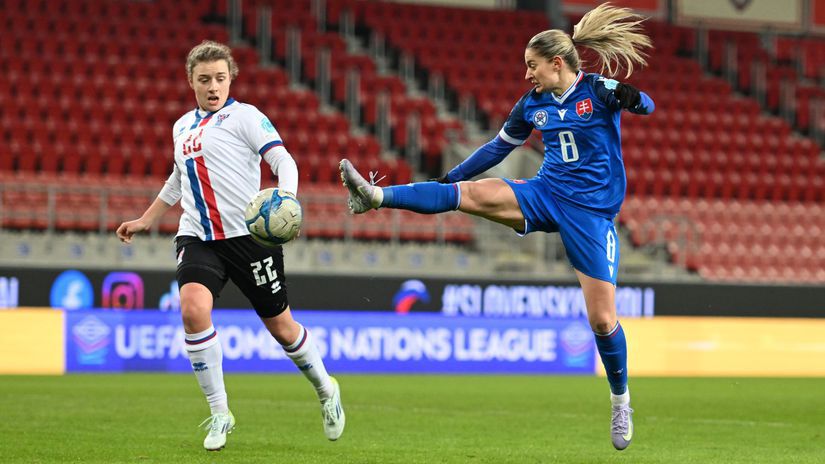 SR Trnava futbal ženy 1. kolo Liga národov Fabová