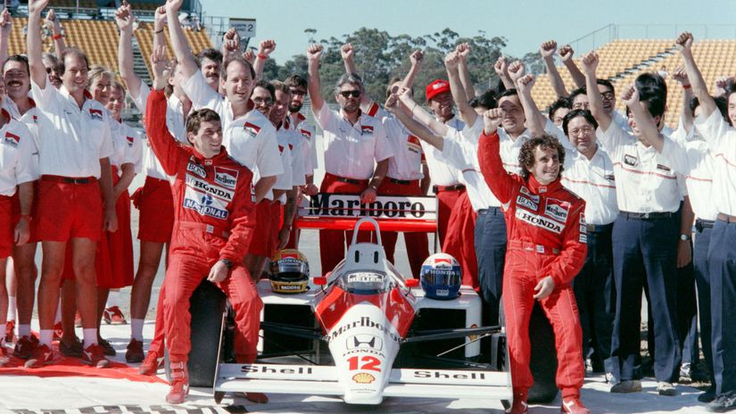 Alain Prost, Ayrton Senna