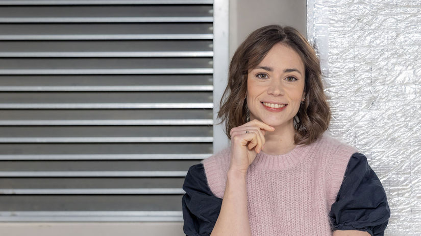 Herečka Gabriela Marcinková navštívila redakciu...