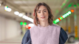 Herečka Gabriela Marcinková navštívila redakciu Pravdy. 
