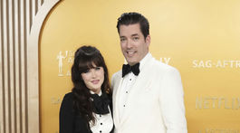 Herečka Zooey Deschanel a jej manžel Jonathan Scott.