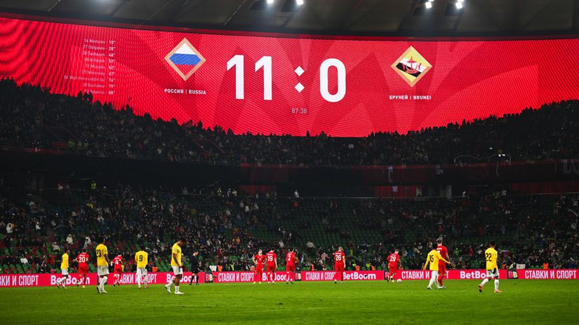 Rusko, futbal, reprezentácia