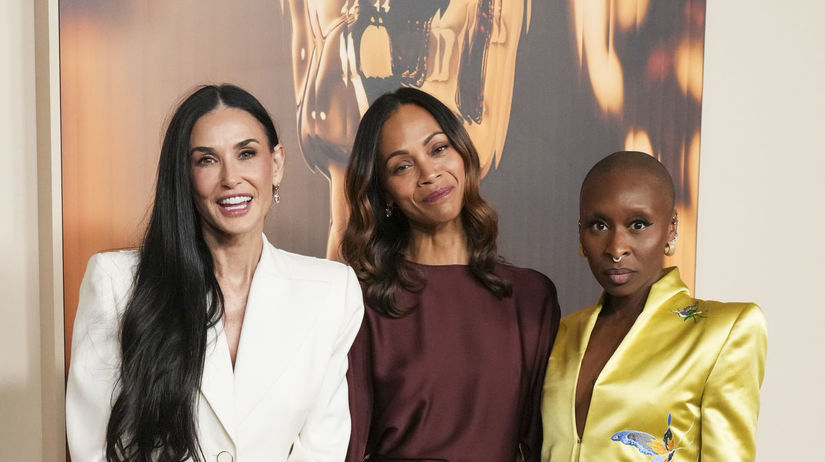 Demi Moore, Zoe Saldana a Cynthia Erivo