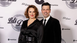 Herečka Zuzana Mauréry a jej tanečný partner Matej Chren.
