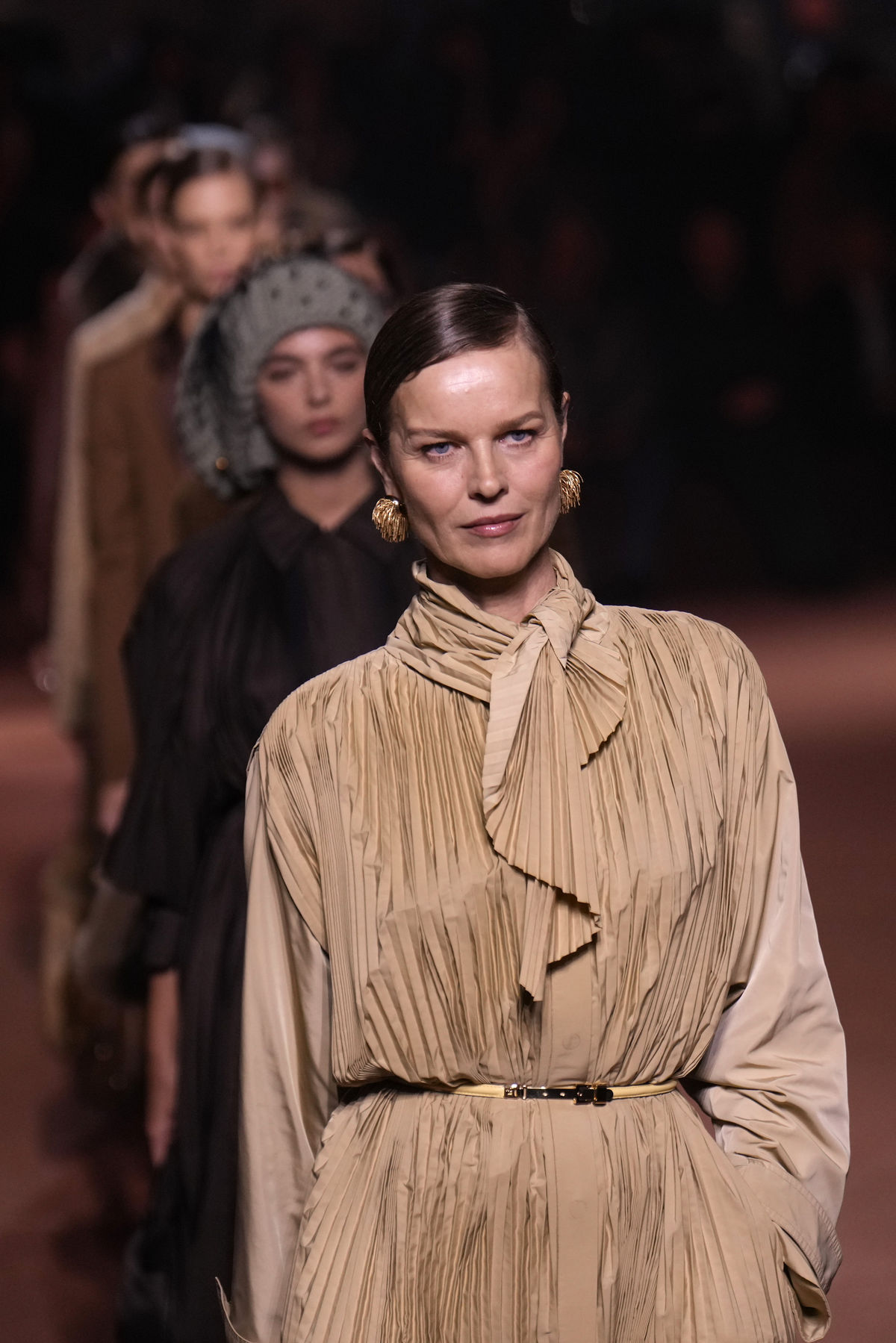 Česká topmodelka Eva Herzigová na prehliadke...