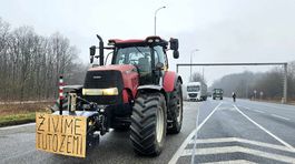 Protest farmárov na priechode Holíč – Hodonín