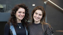 Viktória Jurištová a Katka Krajčovičová