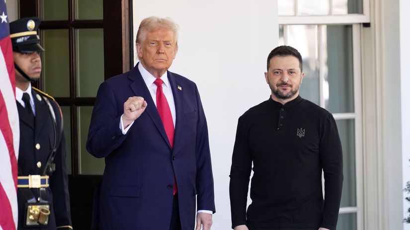 Donald Trump a Volodymyr Zelenskyj. Americký...