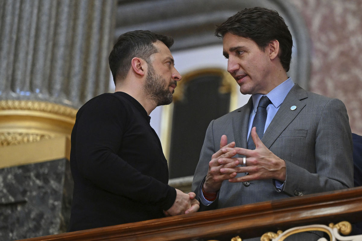 Ukrajinský prezident Volodymyr Zelenskyj a...