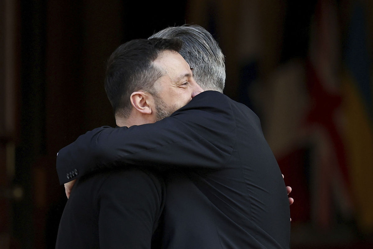 Britský premiér Keir Starmer a uktrajinský...