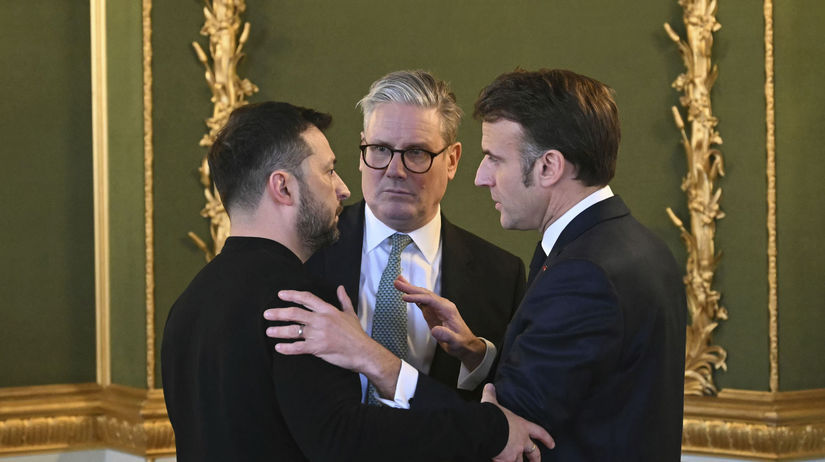 zelenskyj, starmer a macron