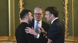 zelenskyj, starmer a macron