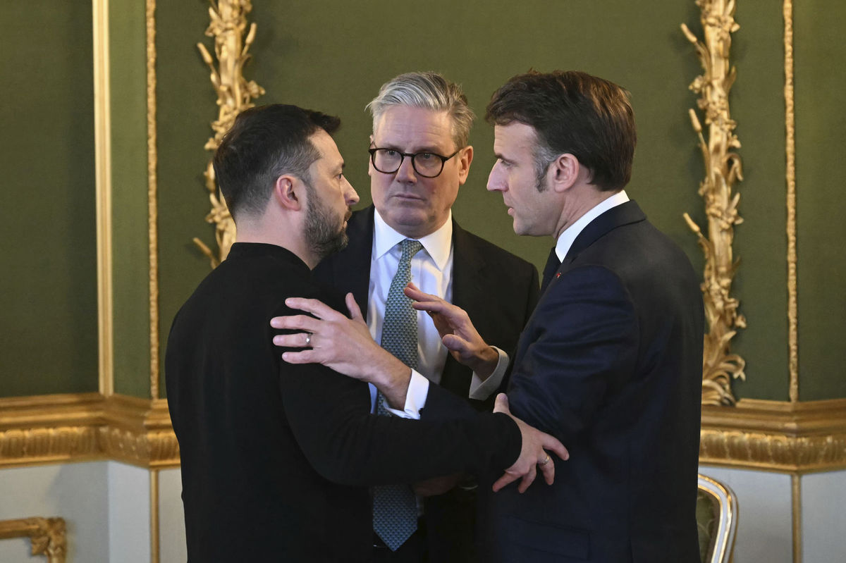 Britský premiér Keir Starmer, ukrajinský...