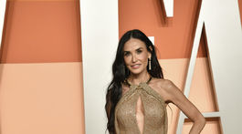 Herečka Demi Moore na párty magazínu Vanity Fair.