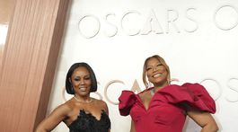 Herečka Queen Latifah a jej partnerka Eboni Nichols.
