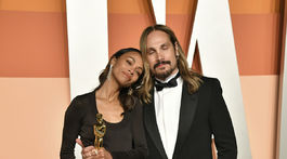 Herečka Zoe Saldana a jej manžel Marco Perego-Saldana.