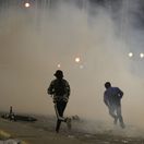 Grécko, protest, demonštrácia, násilie, policajný zásah