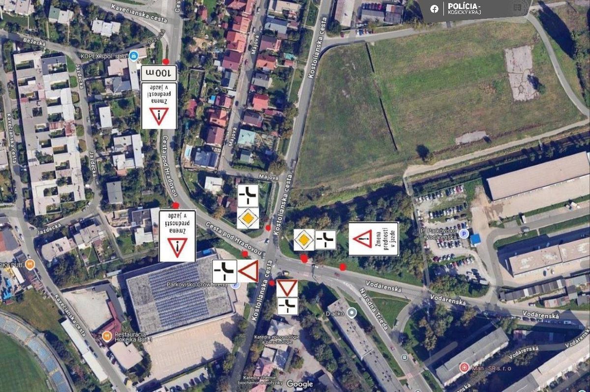 Navrhovaná zmena dopravy v križovatke aj s...