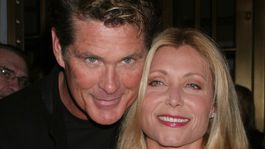 David Hasselhoff a  Pamela Bach Hasselhoff na archívnej snímke.