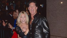 David Hasselhoff a  Pamela Bach Hasselhoff na archívnej snímke.