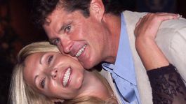 David Hasselhoff a  Pamela Bach Hasselhoff na archívnej snímke.